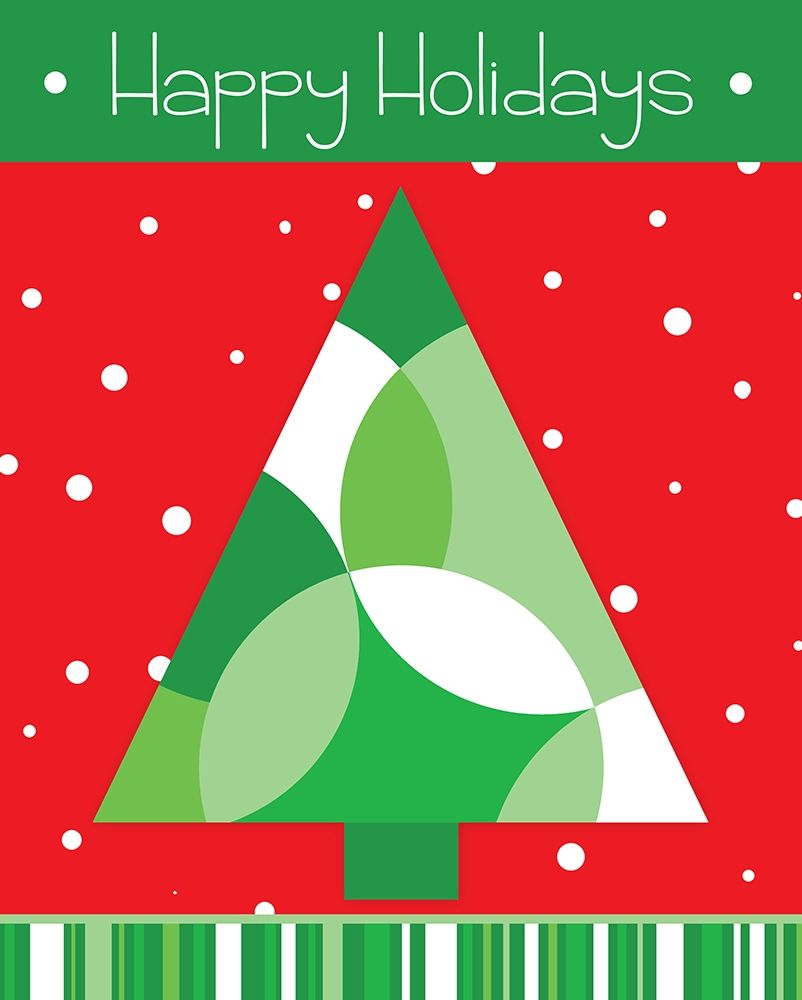 Happy Holidays art print by Anna Quach for $57.95 CAD