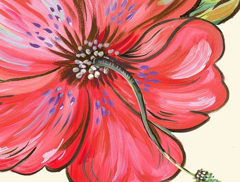 Vibrant Tropical Flower art print by Ani Del Sol for $57.95 CAD