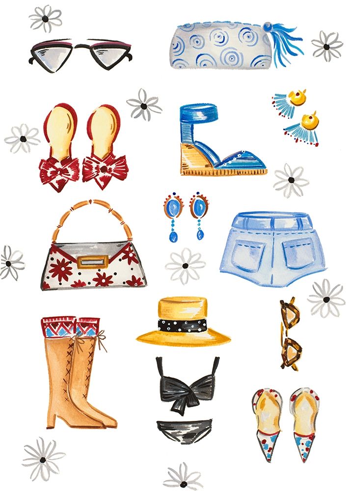 Fashion Accessories art print by Ani Del Sol for $57.95 CAD