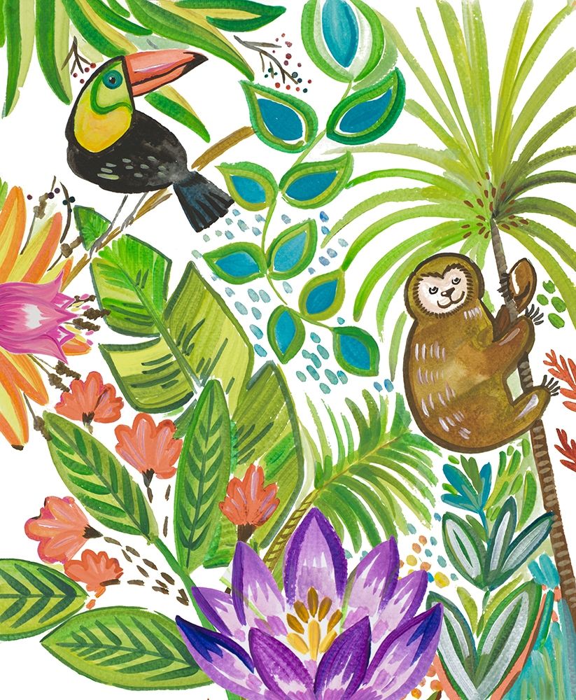 Tropical Wildlife II art print by Ani Del Sol for $57.95 CAD