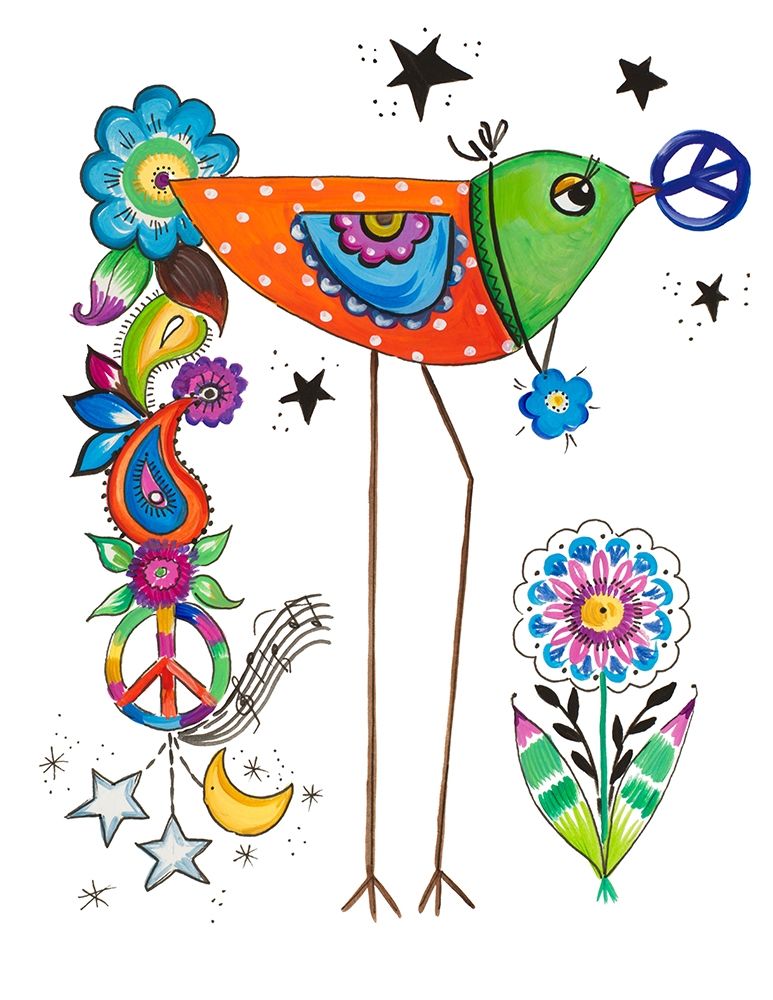 Stand Tall Bird II art print by Ani Del Sol for $57.95 CAD
