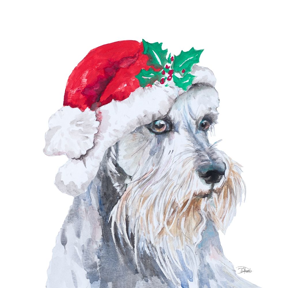 Holiday Dog IV art print by Patricia Pinto for $57.95 CAD