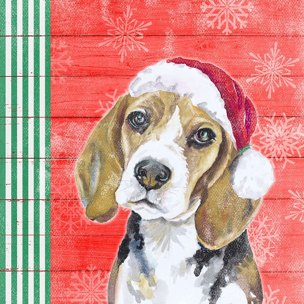 Holiday Puppy I art print by Patricia Pinto for $57.95 CAD