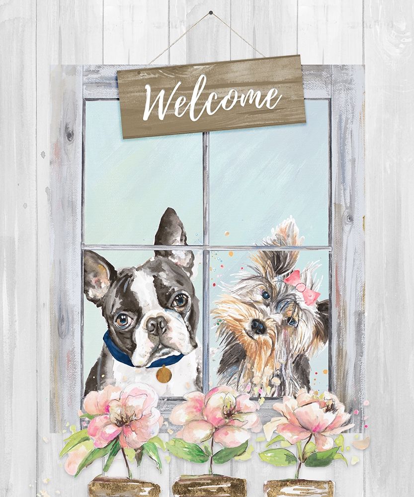 Doggy Welcome art print by Patricia Pinto for $57.95 CAD