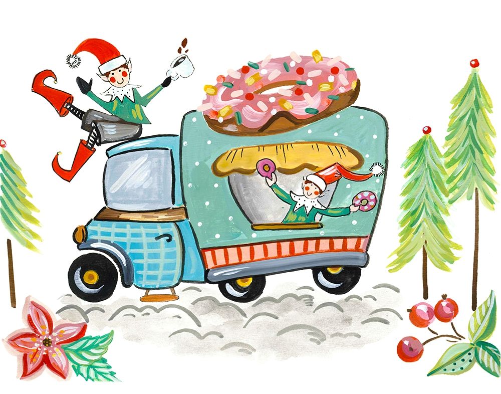 Donut Elves art print by Ani Del Sol for $57.95 CAD
