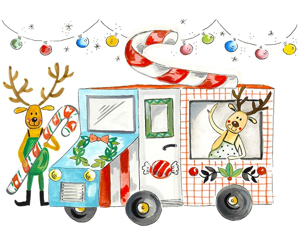 Reindeer Treats art print by Ani Del Sol for $57.95 CAD