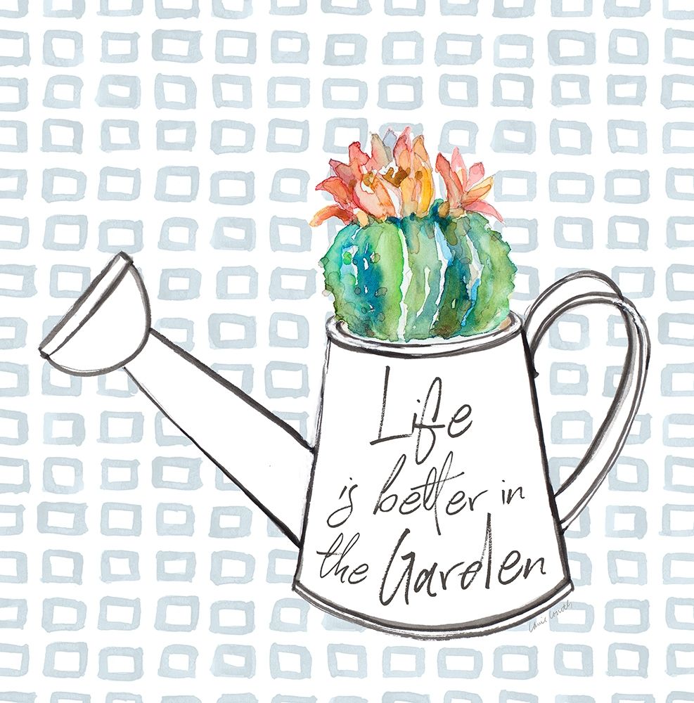 Life Is Better In The Garden art print by Lanie Loreth for $57.95 CAD