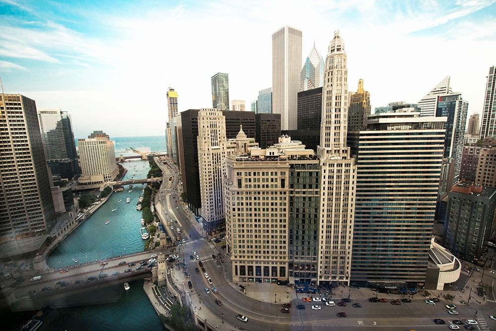 Chicago Skyline art print by Bill Carson Photography for $57.95 CAD