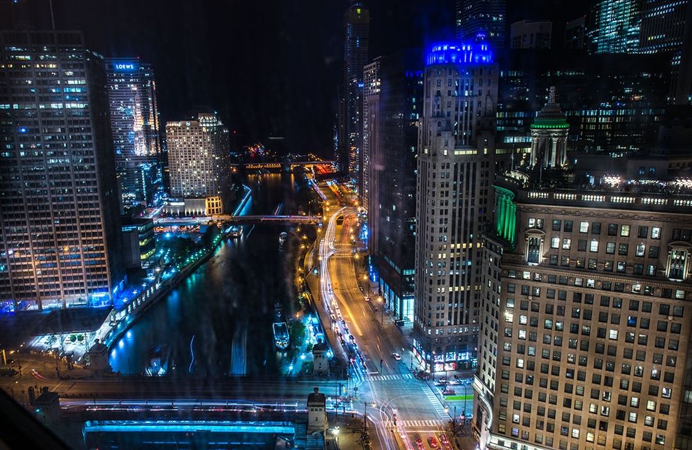 Chicago Nights art print by Bill Carson Photography for $57.95 CAD