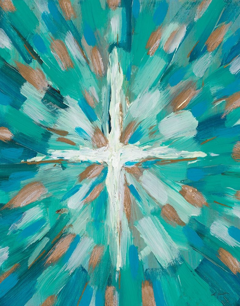 Teal Glory art print by L. Hewitt for $57.95 CAD