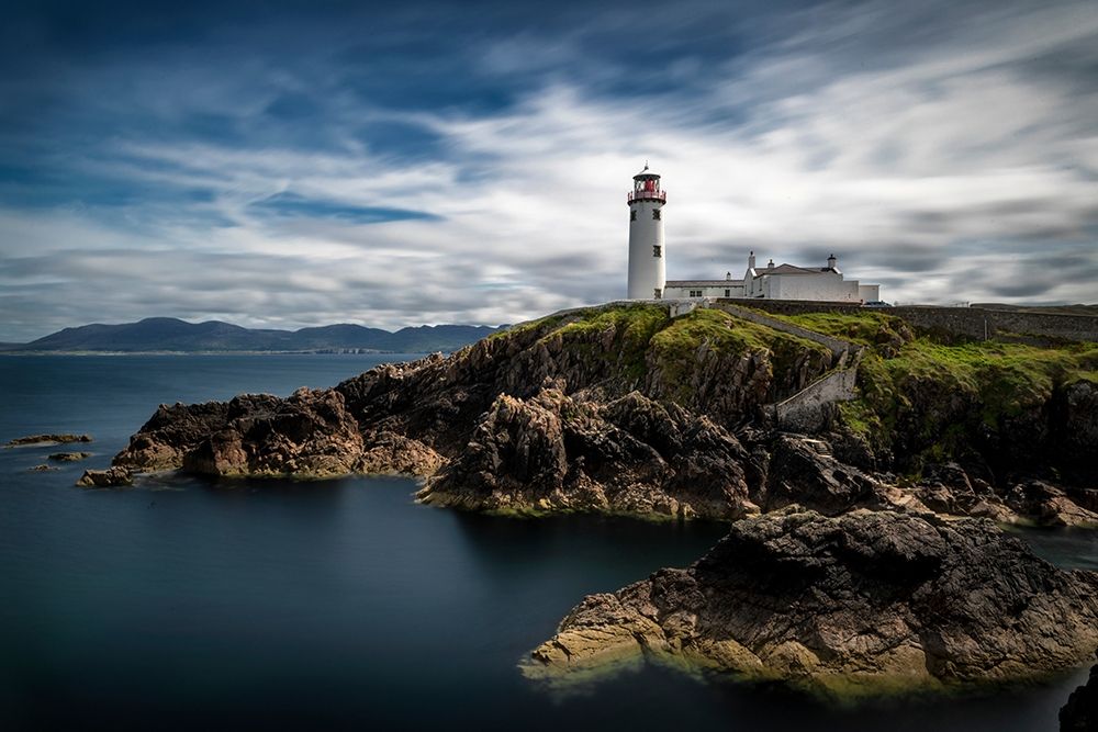 Oceans Edge Lighthouse art print by Andy Amos for $57.95 CAD