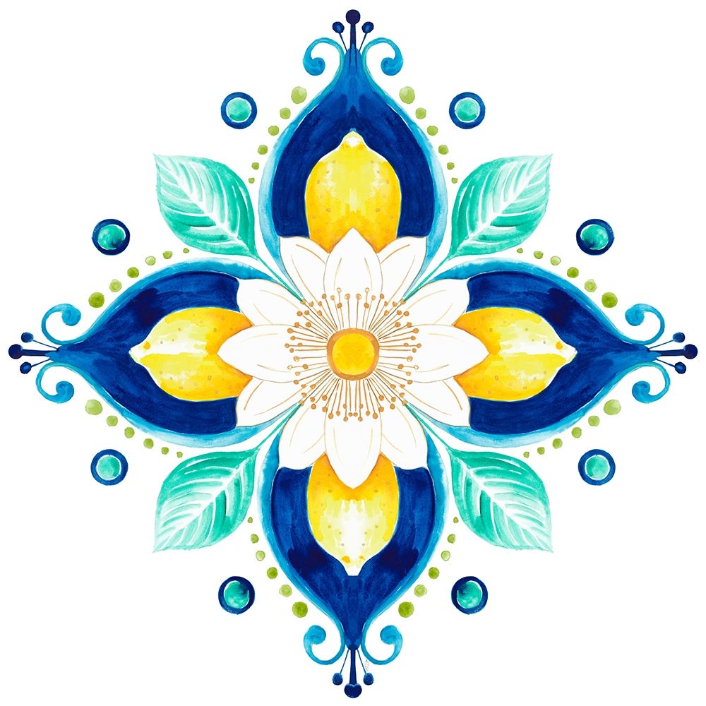 Italian Citrus Tile II art print by Patricia Pinto for $57.95 CAD