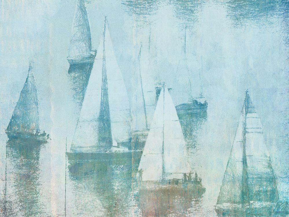 Foggy Walk On the Beach art print by Dan Meneely for $57.95 CAD