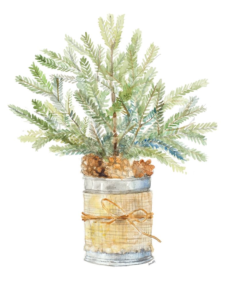 Fir Tree with Burlap art print by Lanie Loreth for $57.95 CAD