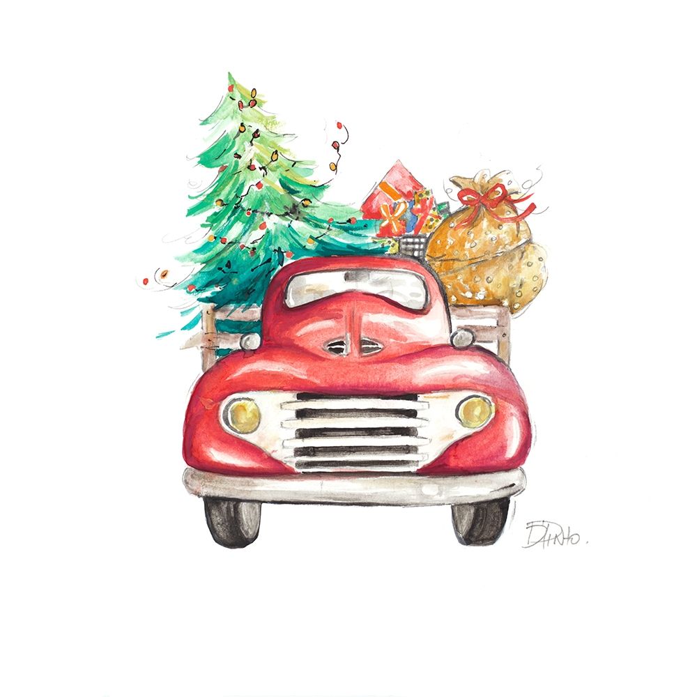Christmas Tree Haul II art print by Patricia Pinto for $57.95 CAD