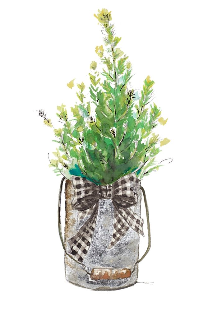Christmas Fir I art print by Patricia Pinto for $57.95 CAD