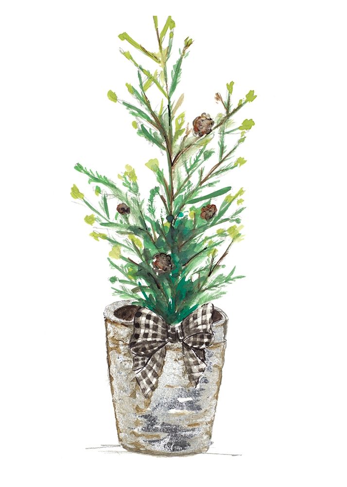 Christmas Fir II art print by Patricia Pinto for $57.95 CAD