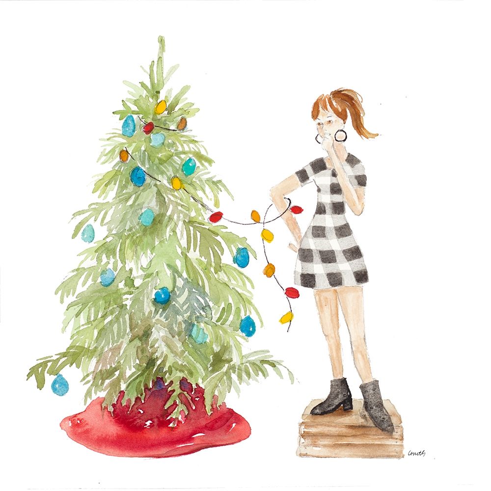 Decorating Christmas II art print by Lanie Loreth for $57.95 CAD