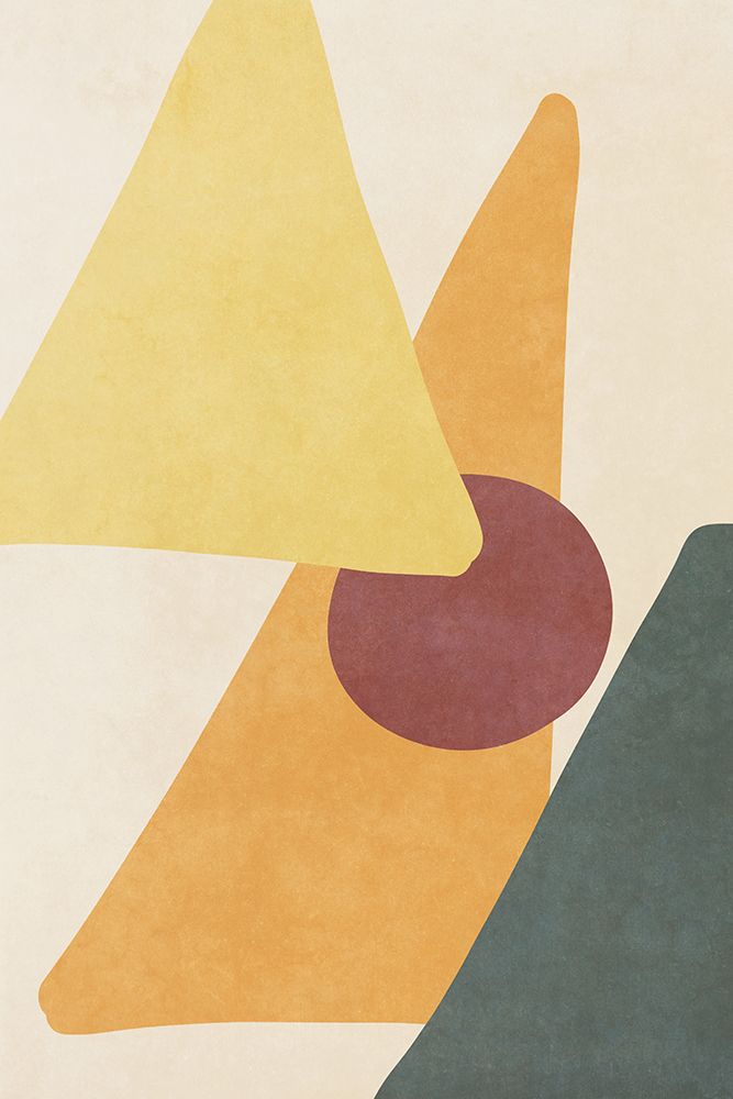 Yellow Simple Shapes art print by SD Graphics Studio for $57.95 CAD