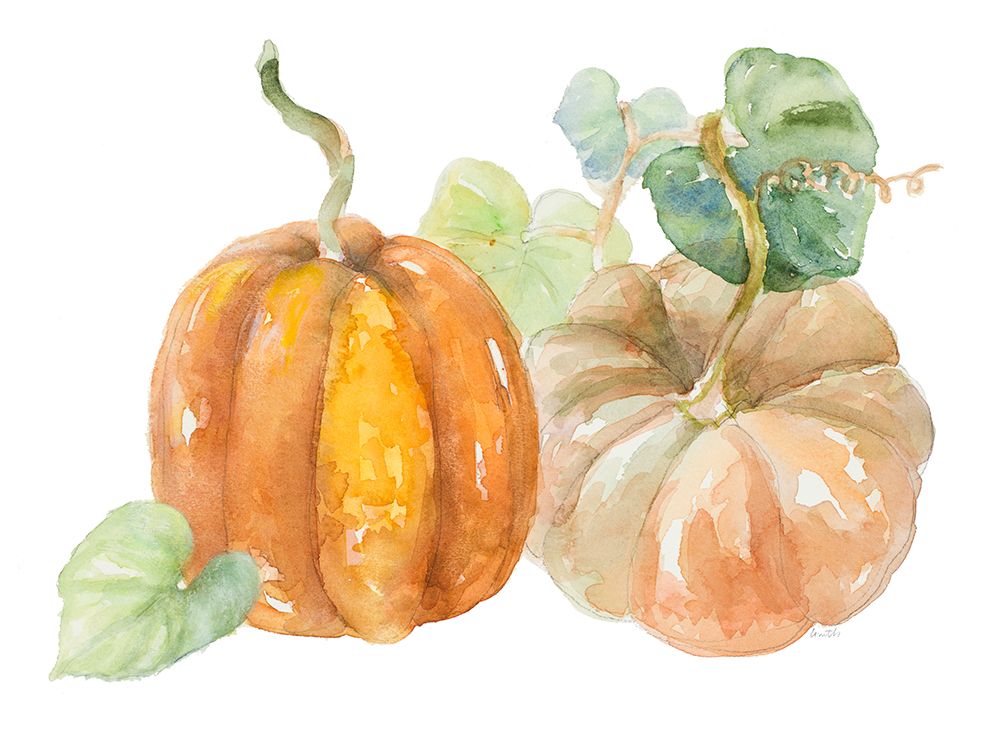 Pumpkin Harvest I art print by Lanie Loreth for $57.95 CAD