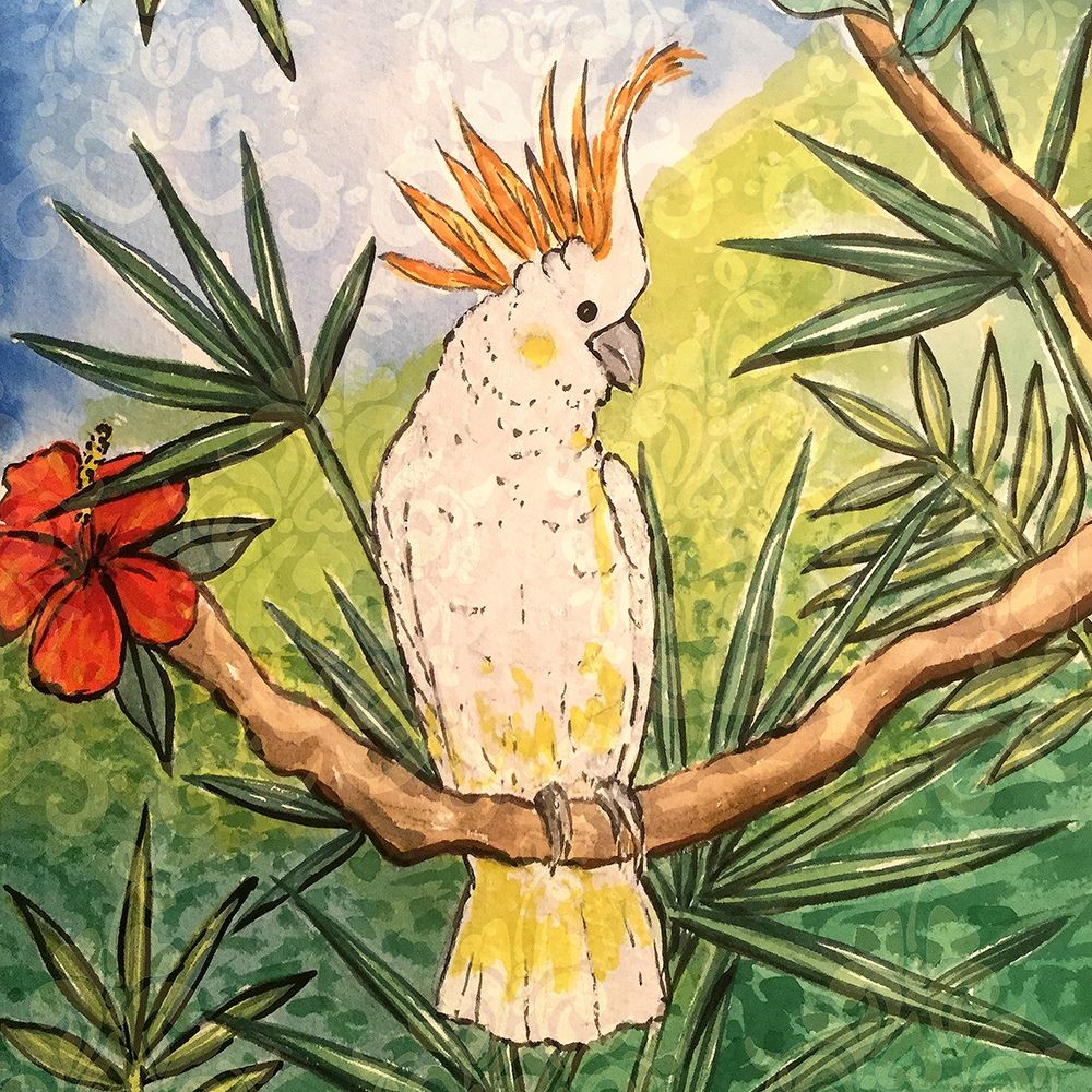 Tropical Bird I art print by Nicholas Biscardi for $57.95 CAD