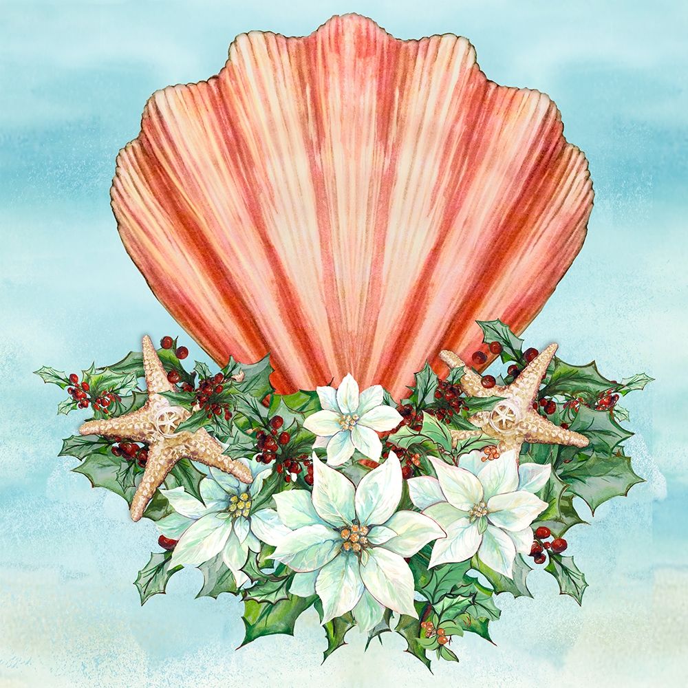 Holiday By the Sea I art print by Diannart for $57.95 CAD