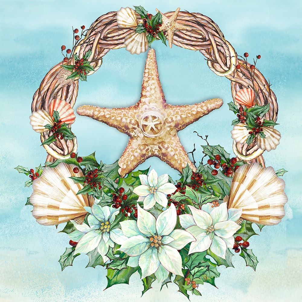 Holiday By the Sea II art print by Diannart for $57.95 CAD