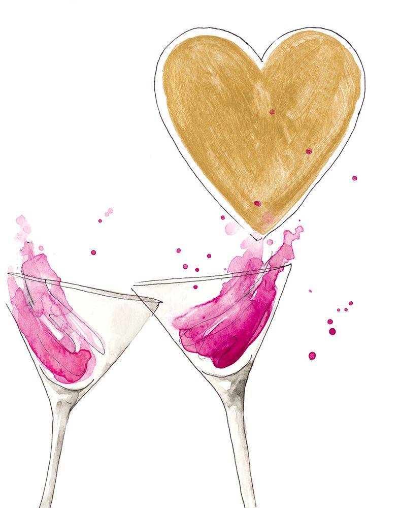 Martini Heart art print by Lanie Loreth for $57.95 CAD