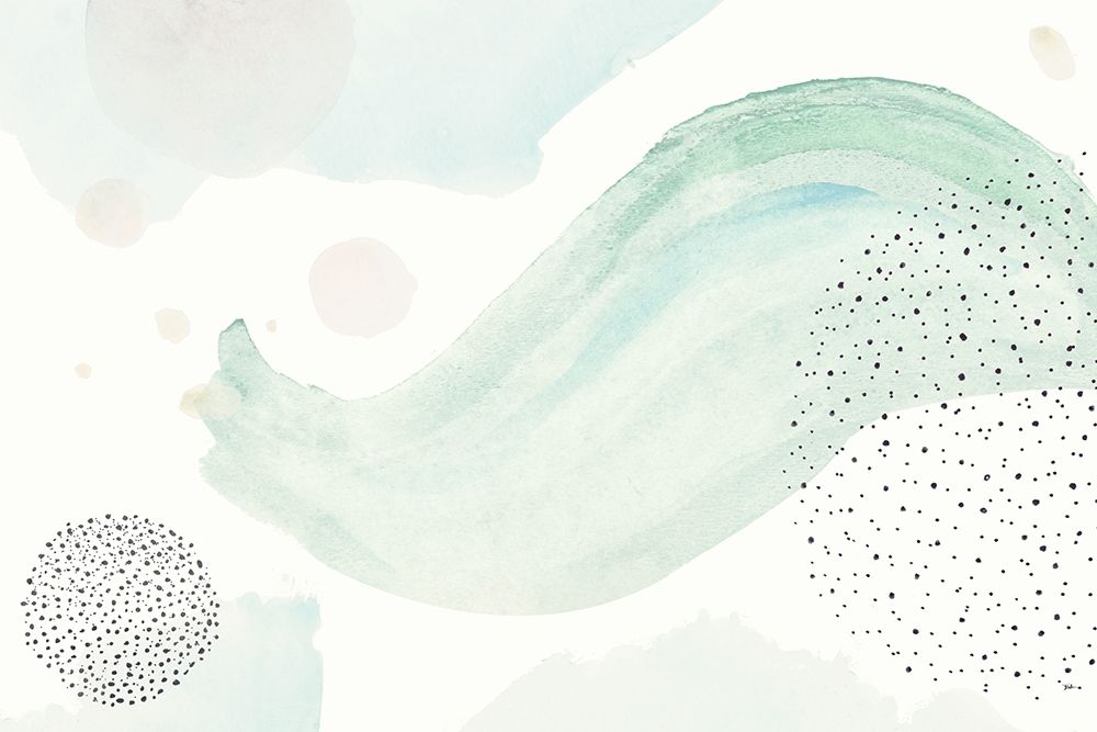 Turquoise Dotted Waves art print by Patricia Pinto for $57.95 CAD