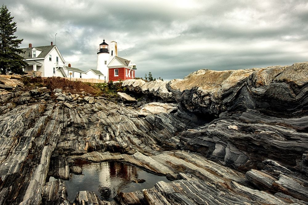 Harbor Lighthouse I art print by Andy Amos for $57.95 CAD