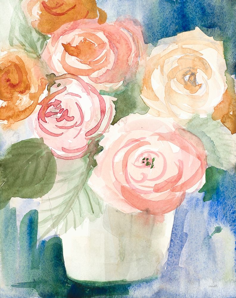 Cherry Peonies art print by Lanie Loreth for $57.95 CAD
