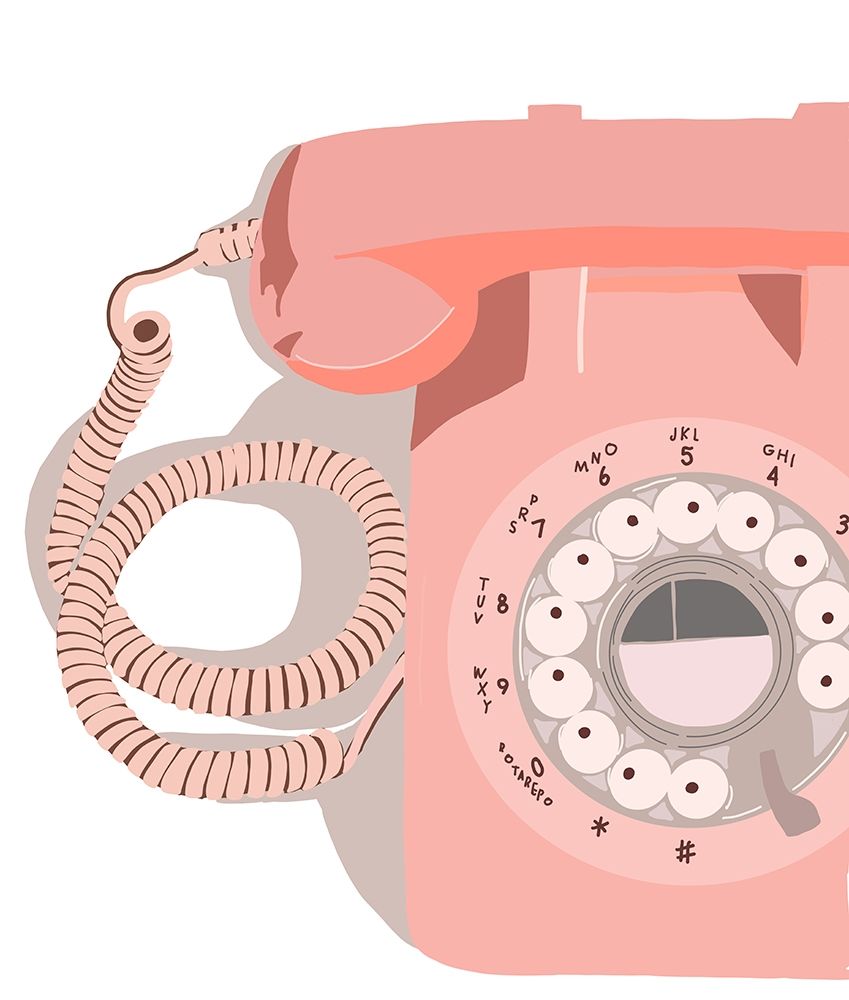 Vintage Phone art print by Jen Bucheli for $57.95 CAD