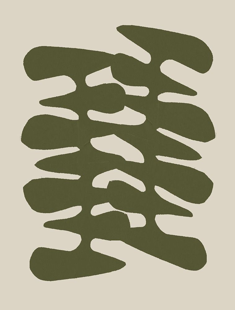 Retro Shapes II art print by Jen Bucheli for $57.95 CAD