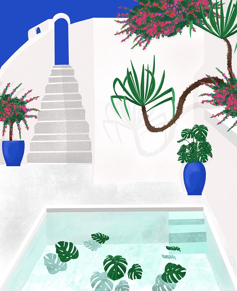 Living In Greece art print by Jen Bucheli for $57.95 CAD