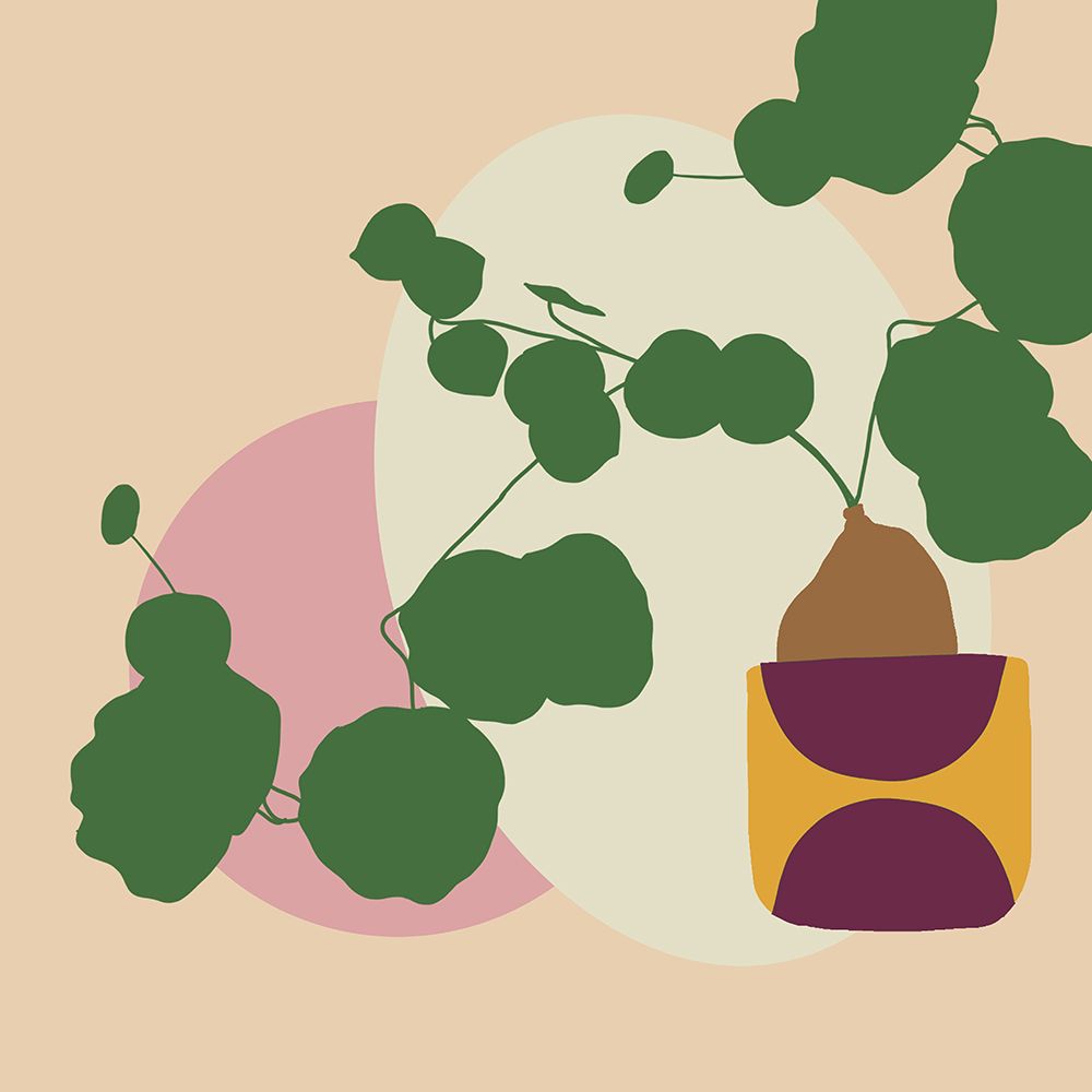 Mod Potted Plant 1I art print by Jen Bucheli for $57.95 CAD