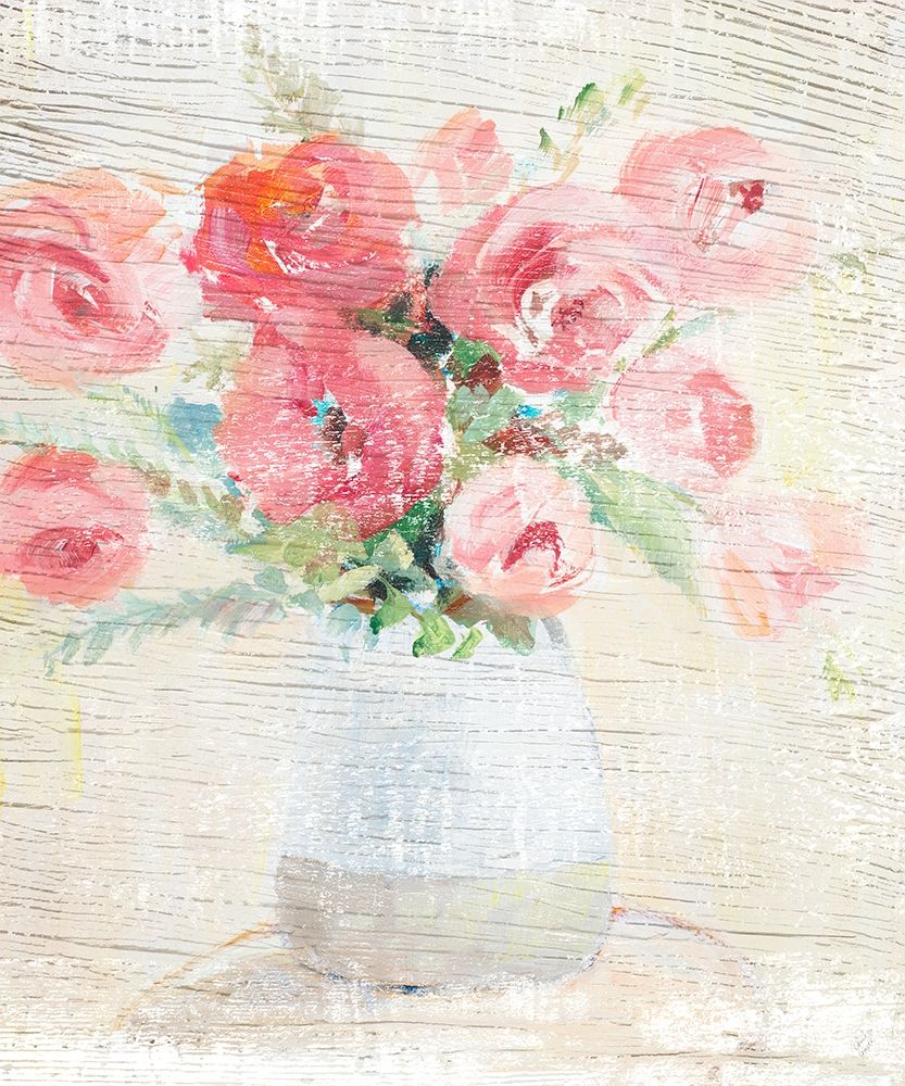 Peonies on Wood art print by Lanie Loreth for $57.95 CAD