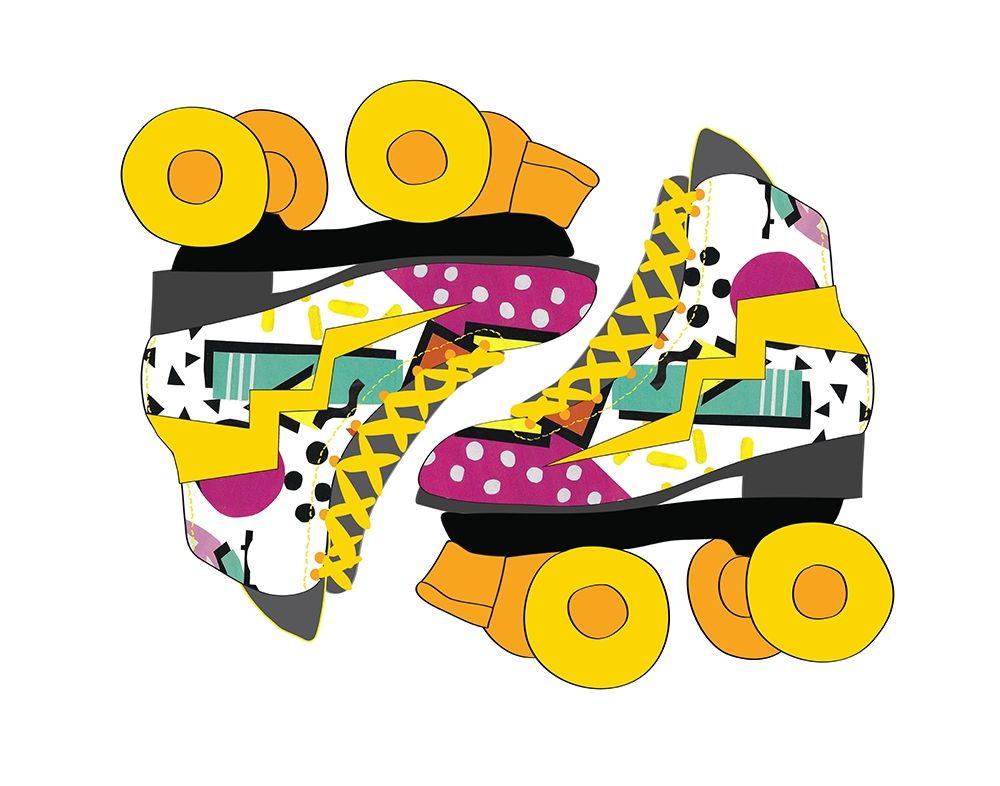 Graffiti  Rollerblades art print by Jen Bucheli for $57.95 CAD