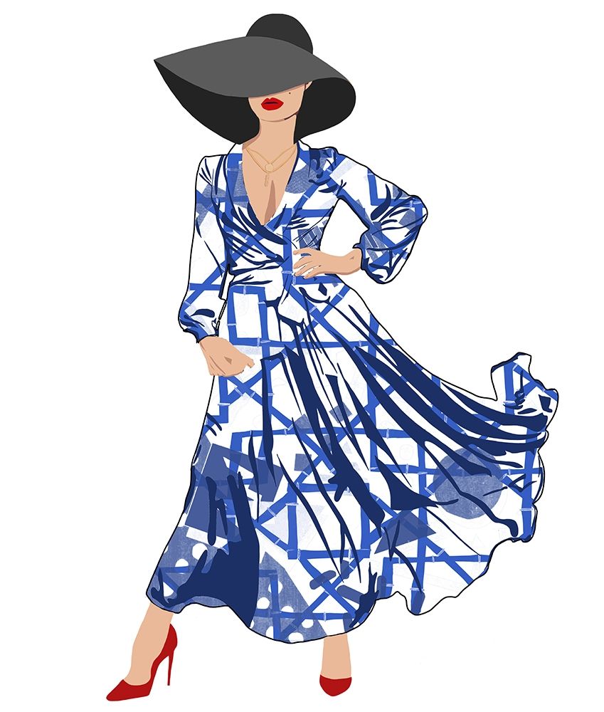 Standing Out In Blue art print by Jen Bucheli for $57.95 CAD