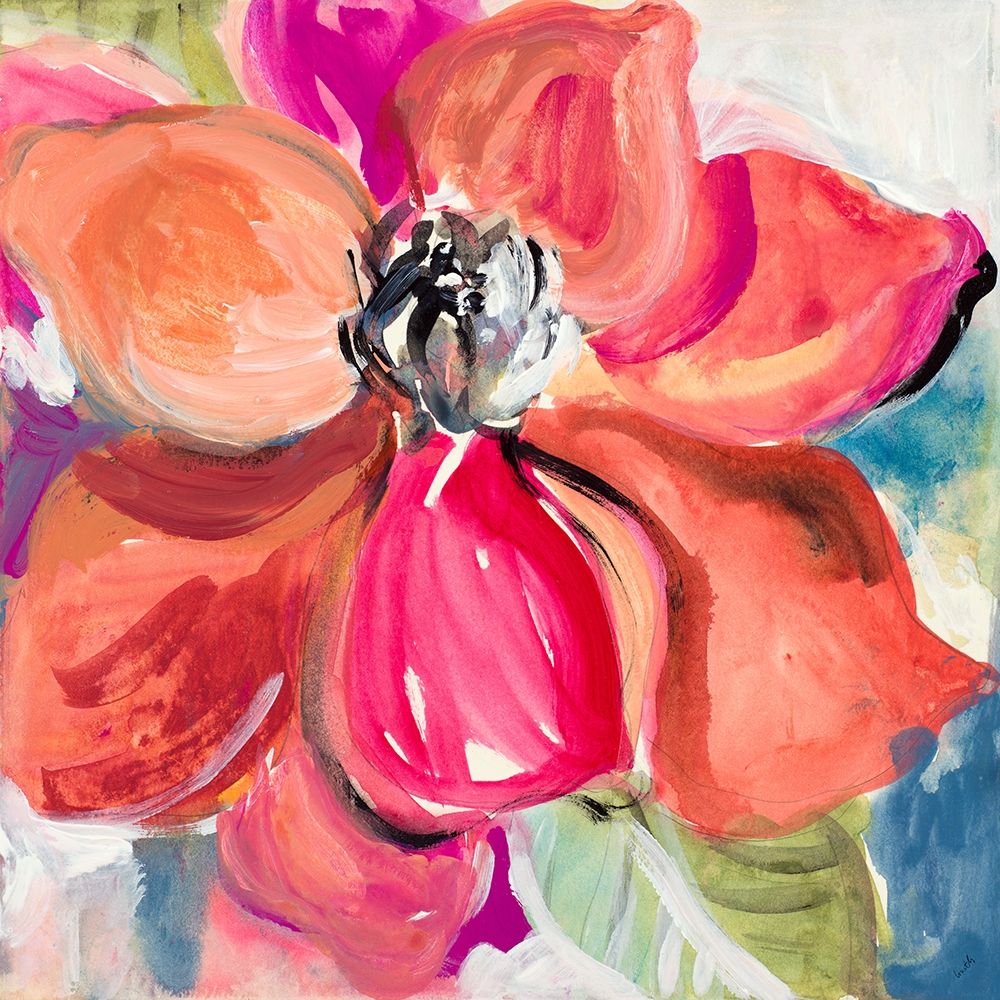 Living Coral Magnolia art print by Lanie Loreth for $57.95 CAD