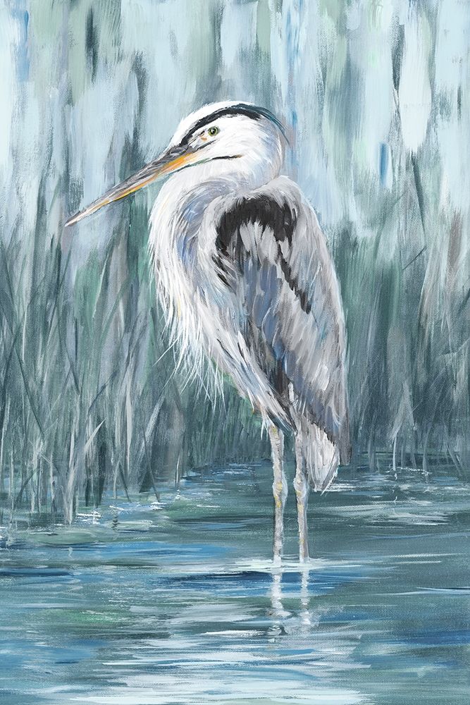 Standing Still Heron II art print by Julie DeRice for $57.95 CAD