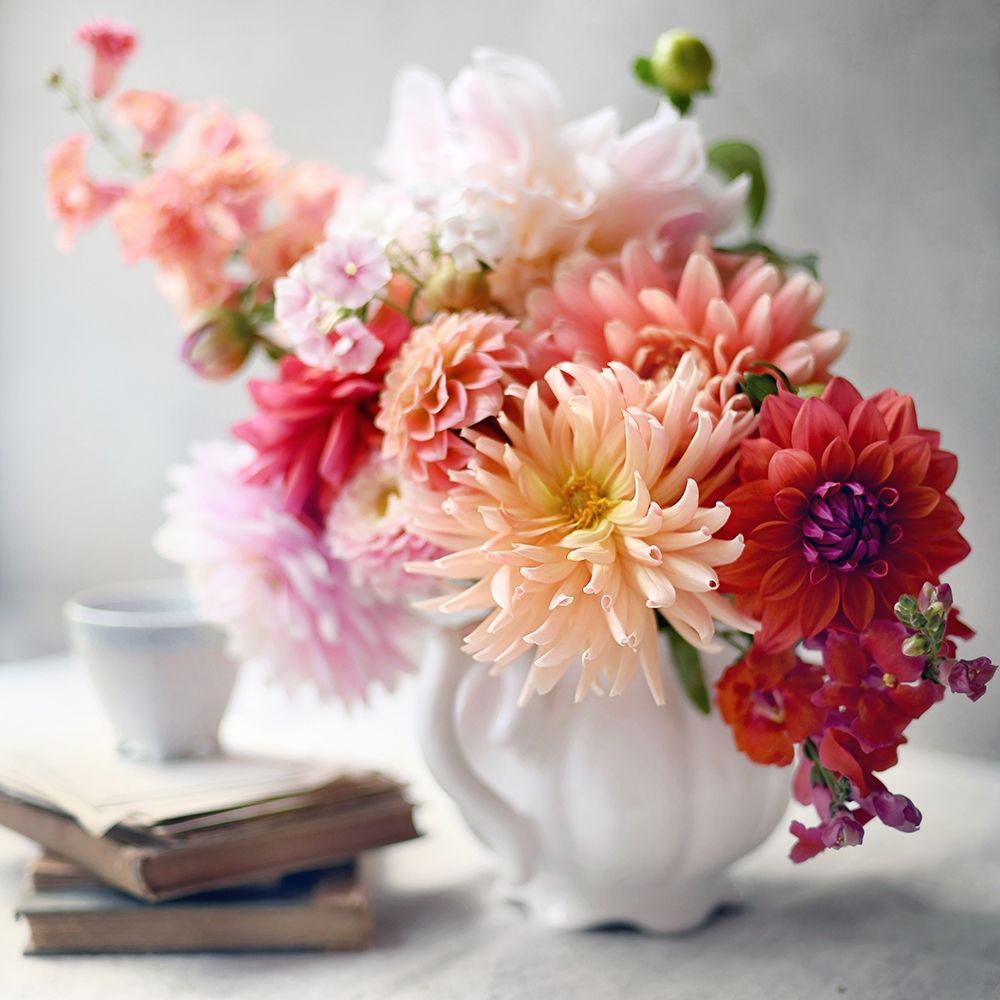 Afternoon Tea Floral art print by Sarah Gardner for $57.95 CAD
