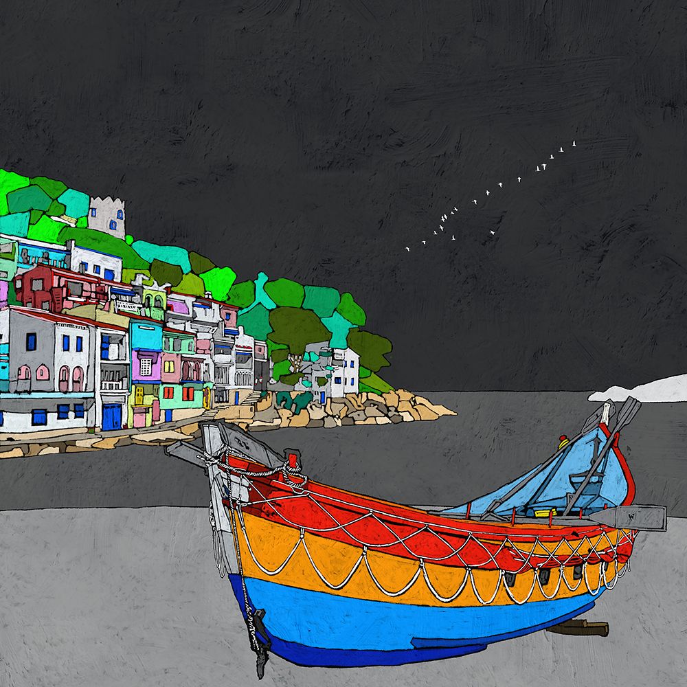 Boat Ride along the Coast I art print by Ynon Mabat for $57.95 CAD
