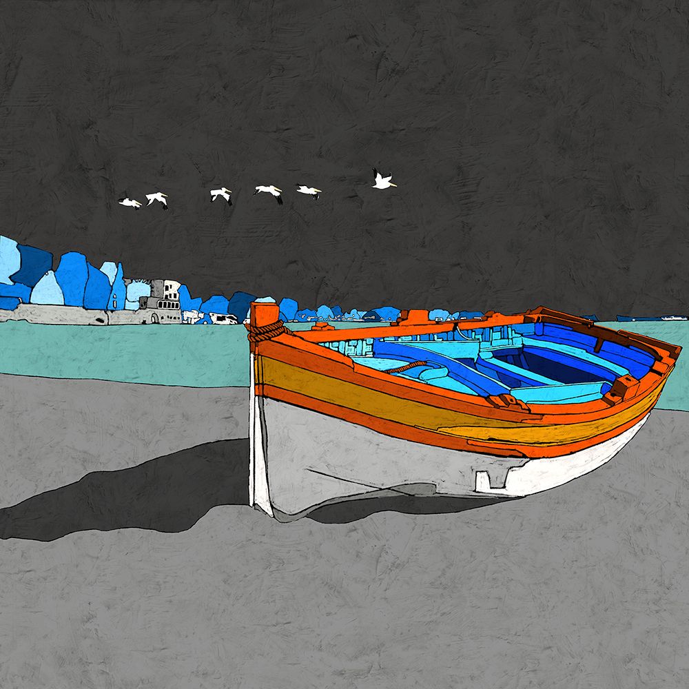 Boat Ride along the Coast II art print by Ynon Mabat for $57.95 CAD