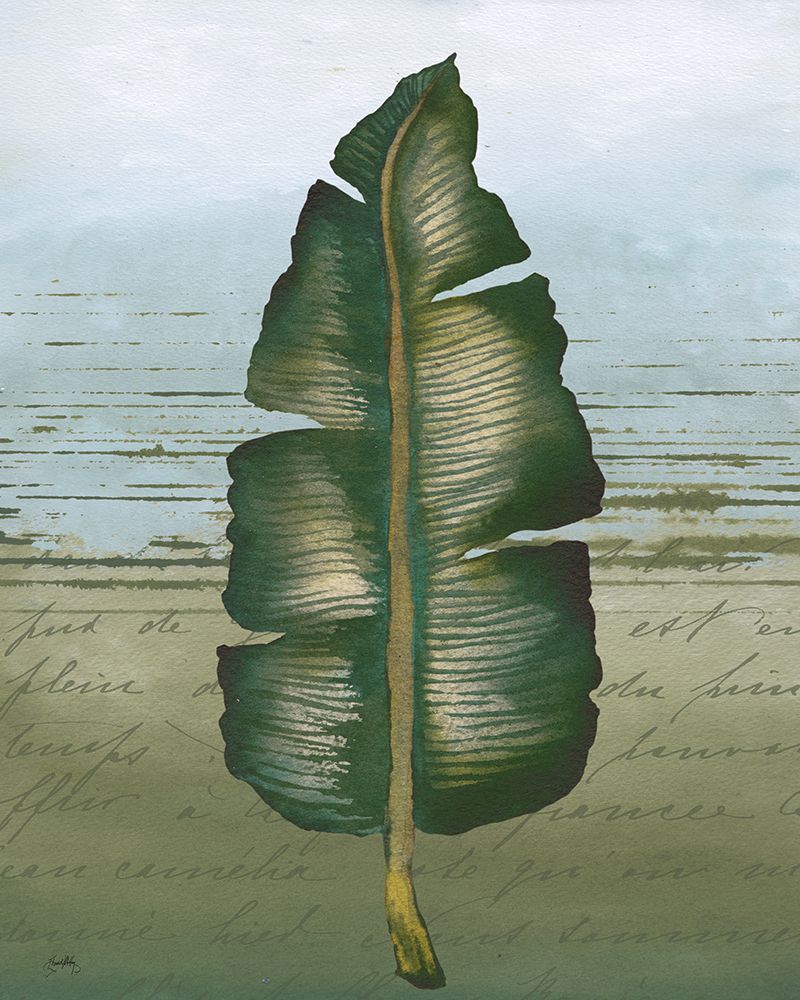 Palm on Script I art print by Elizabeth Medley for $57.95 CAD