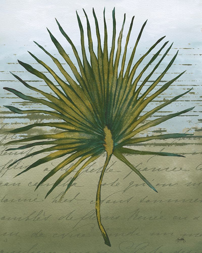 Palm on Script II art print by Elizabeth Medley for $57.95 CAD