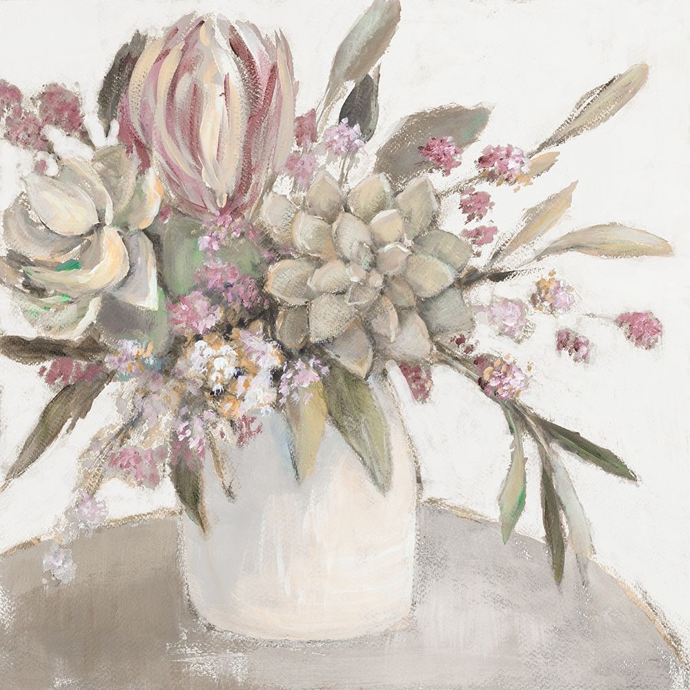 Neutral Succulents With Soft Outlook art print by Lanie Loreth for $57.95 CAD