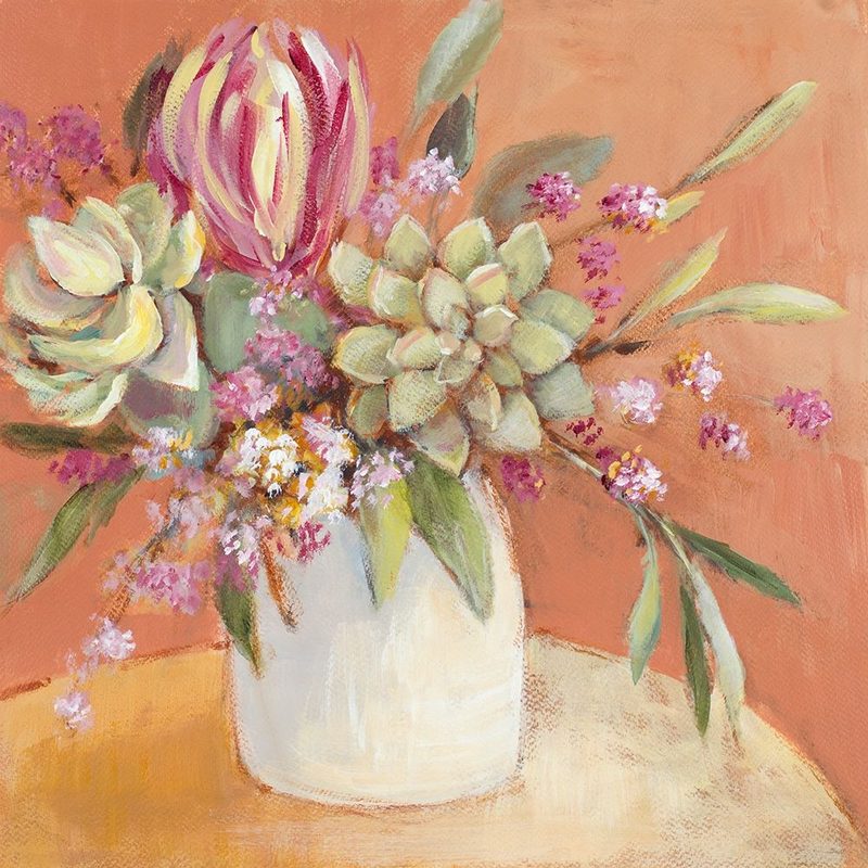 Succulents with a Rosy Outlook I art print by Lanie Loreth for $57.95 CAD