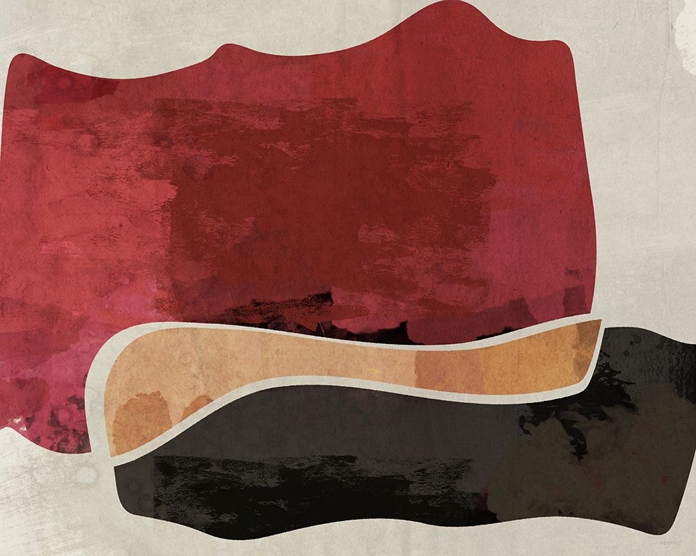 Red and Black Machine Abstract art print by Dan Meneely for $57.95 CAD