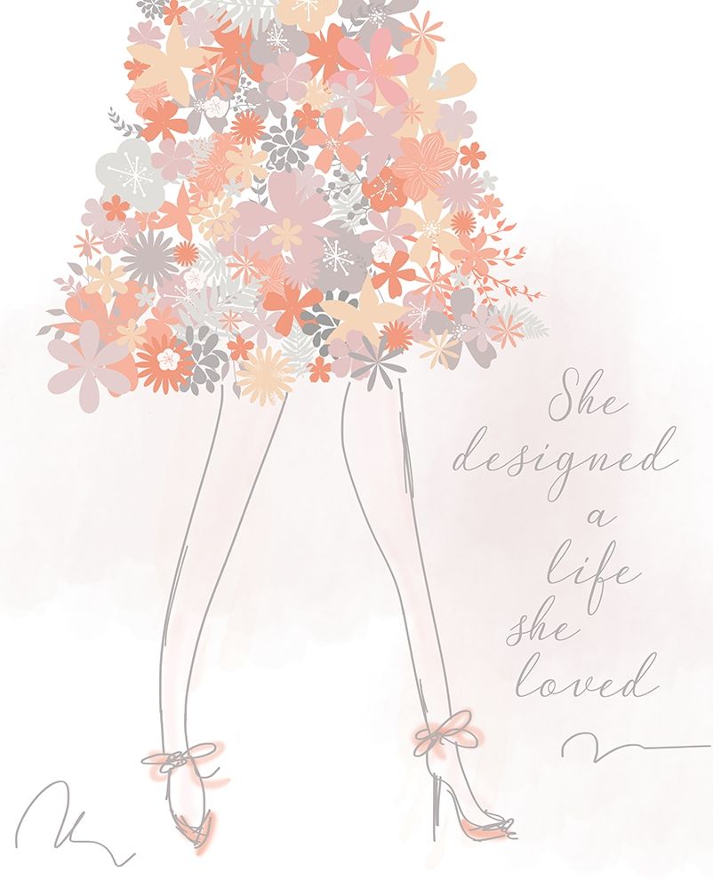 She Designed a Life She Loved art print by Anna Quach for $57.95 CAD