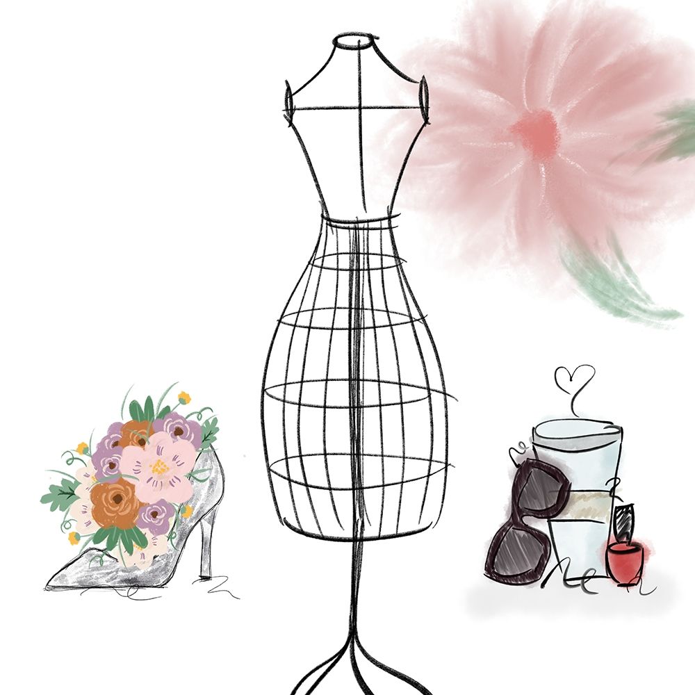 Visions of Fashion VI art print by Anna Quach for $57.95 CAD